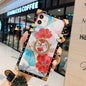 Fashion flowers square phone case for Samsung