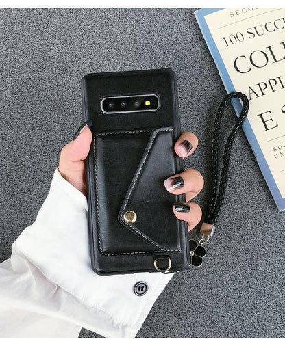 Leather Wallet Phone Case - LVCASE