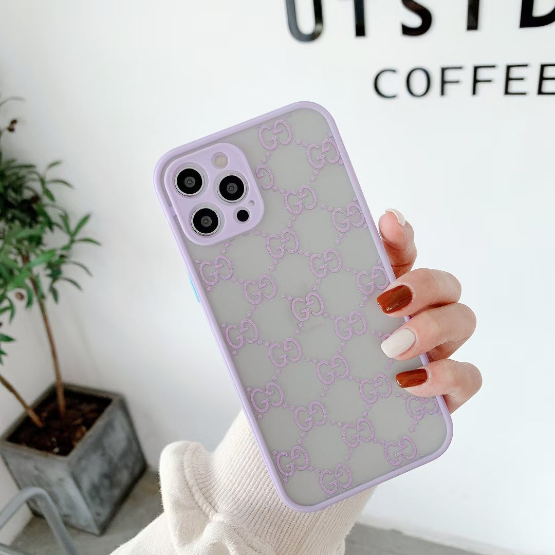 Simplicity frosted letter phone  case