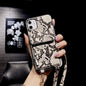 Snakeskin wallet chain phone case