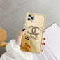 Luxury square mirror phone case