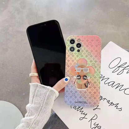 Luxury Sunflower Letter Phone Case For iphone