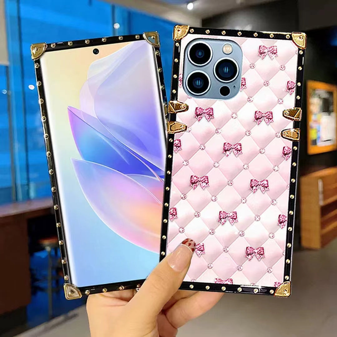 Luxury Diamond Square Phone Case for iPhone