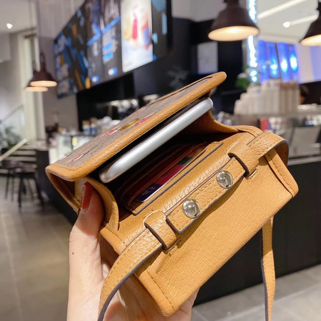 Fashion Leather  mobile phone bag - LVCASE