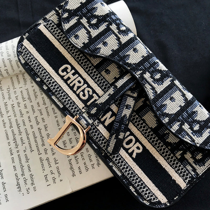 Embroidered mobile phone coin purse