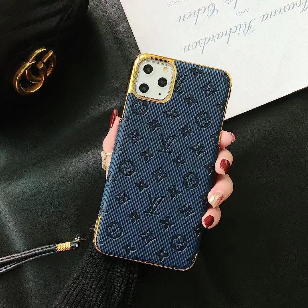 Color embossed phone case