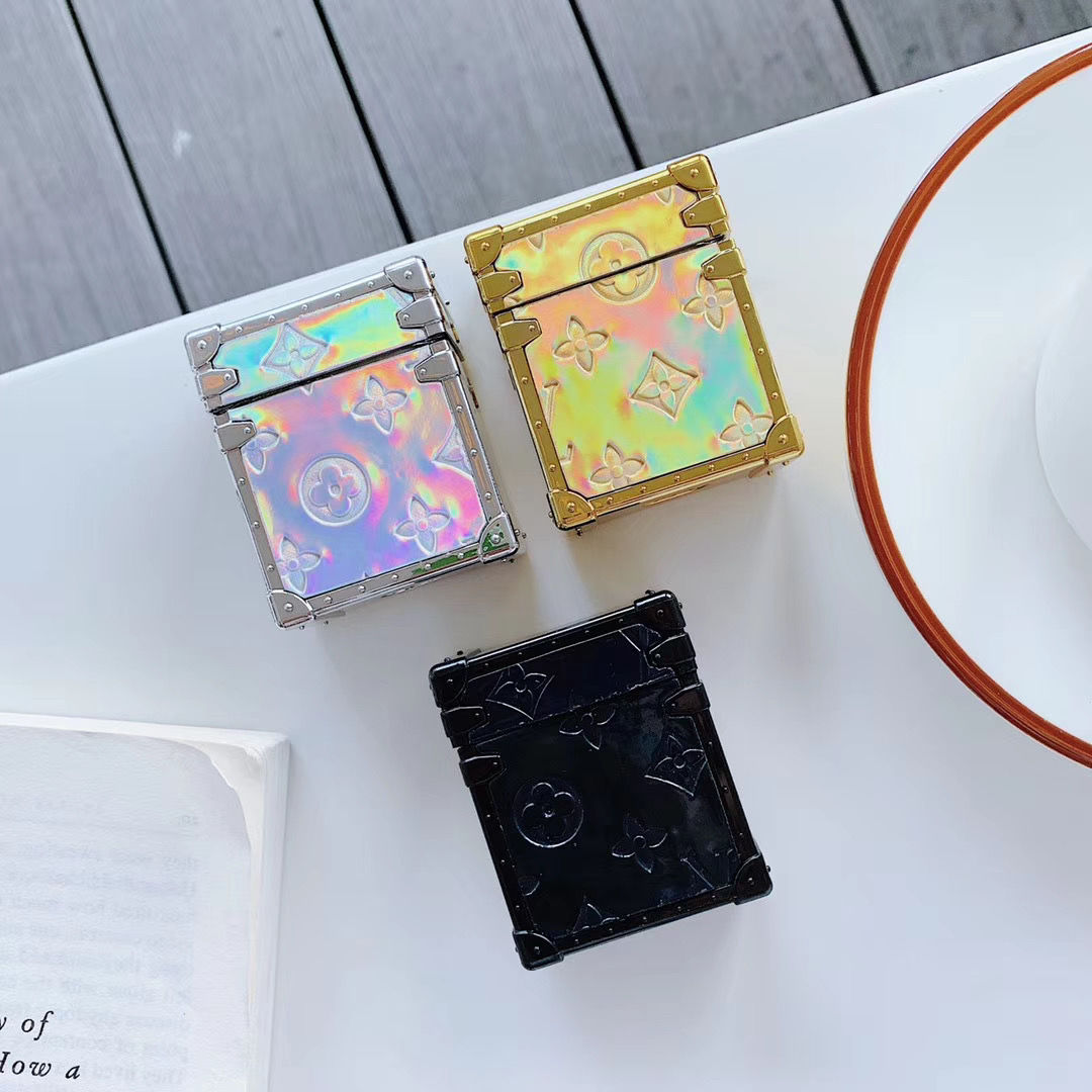 Laser letters Square phone case and Airpods case