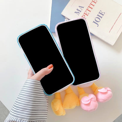 Dimensional cartoon plush phone case