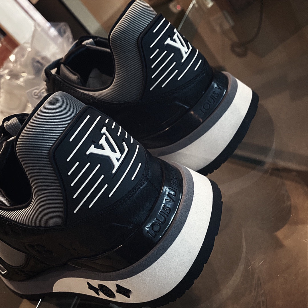 L V Blacktop Sneaker [Black]