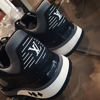 L V Blacktop Sneaker [Black]
