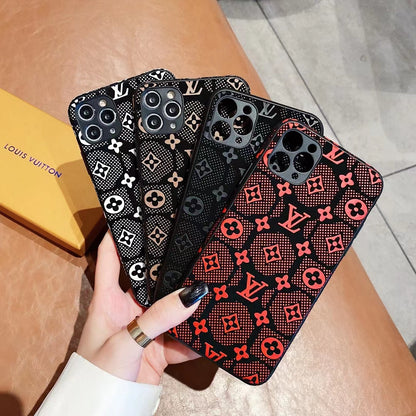 Thin velvet letter phone case