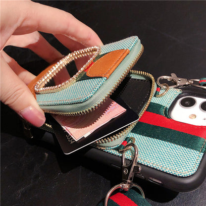 Mirror Crossbody Wallet Phone Case