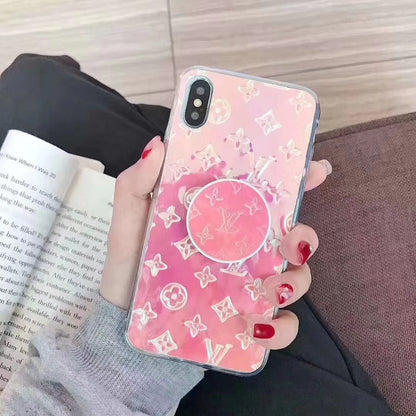 Laser phone case with the same bracket