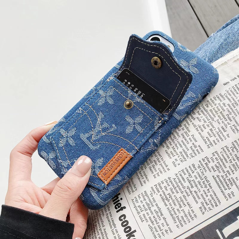Cowboy coin purse phone case