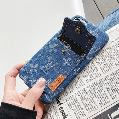 Cowboy coin purse phone case