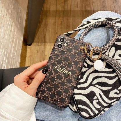 Frosted bracelet phone case