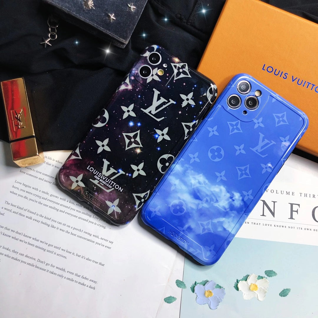 Luxury starry sky phone case and Airpods case