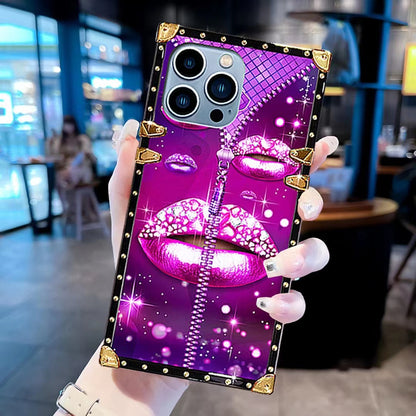 Luxury Diamond Square Phone Case for iPhone