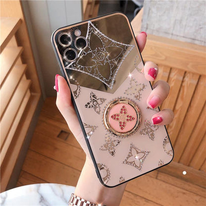 LUXURIOUS RHINESTONES RING CASE - LVCASE