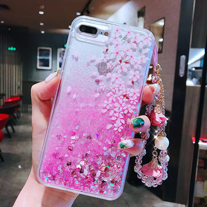 Sakura Quicksand Bracelet Phone Case