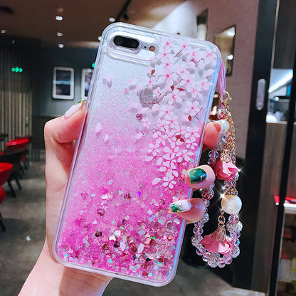 Sakura Quicksand Bracelet Phone Case