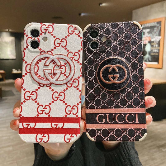 Fashion embroidered anti-drop phone case