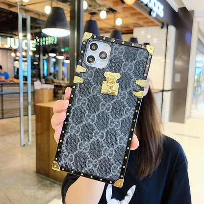 Retro pattern leather phone case for Samsung