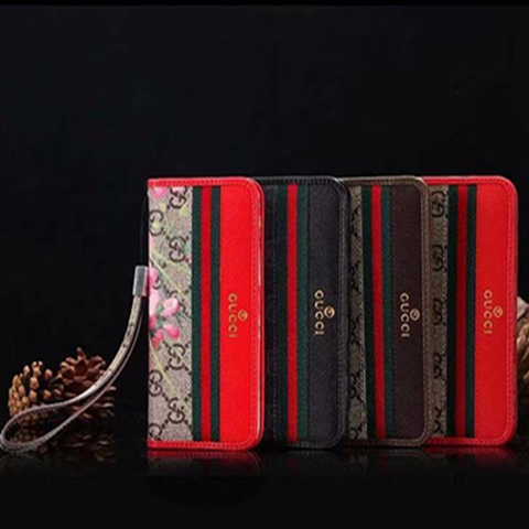 Luxury flip card case phone case