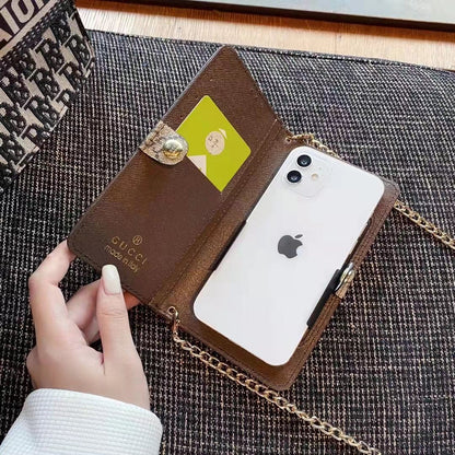 Fashion Crossbody metal Chain universal mobile phone case
