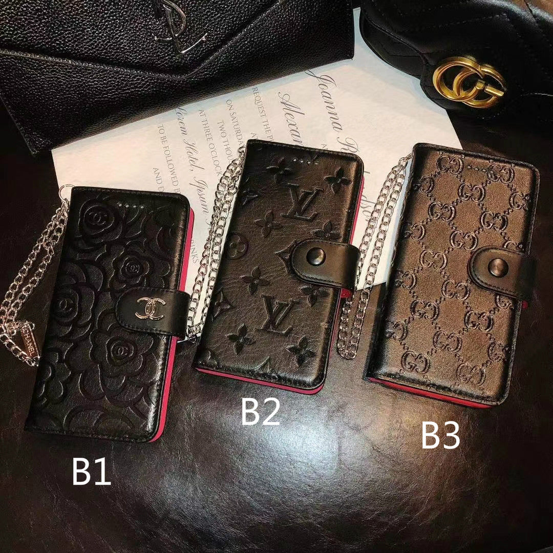 Leather card case wallet phone case