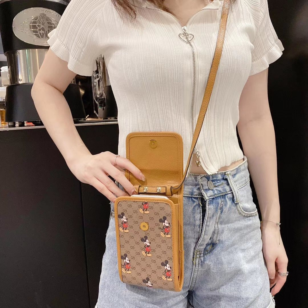 Fashion Leather  mobile phone bag - LVCASE