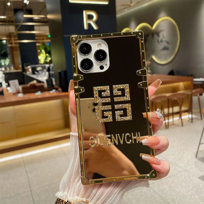 Luxury  Diamond Square Phone Case for iPhone