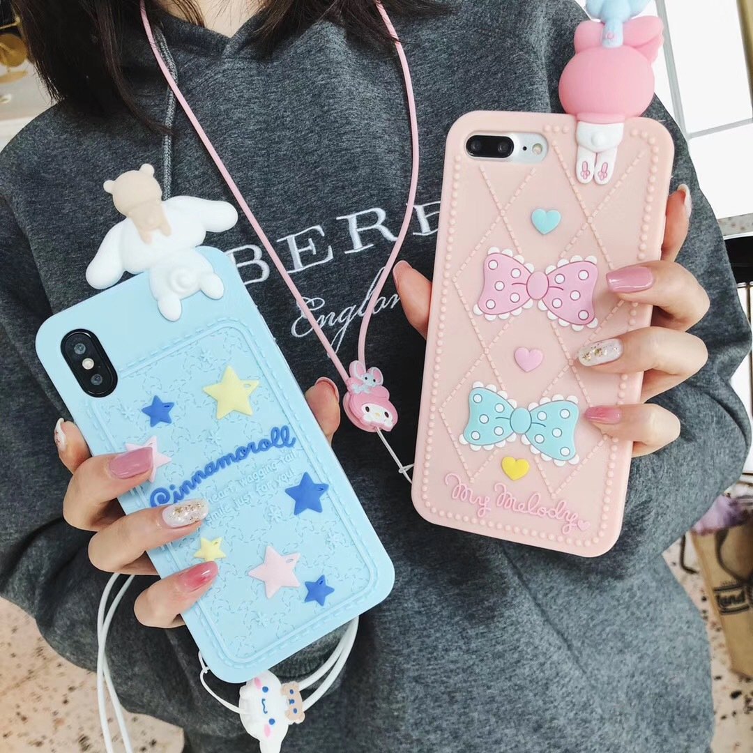 Cartoon silicone  phone case - LVCASE