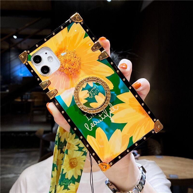 Flower Square Phone Case - LVCASE