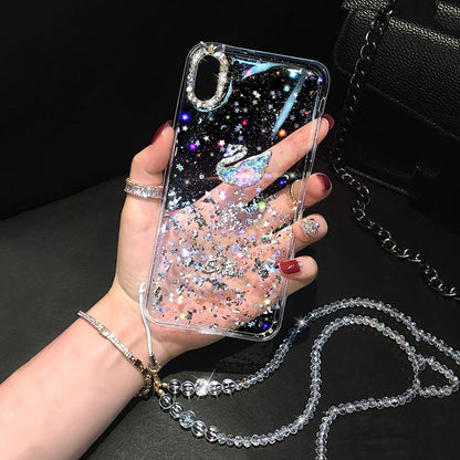 Fashion Swan Diamond Case - LVCASE