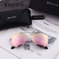 5 COLORS DOUBLE BRIDGE METAL FRAME WATERMARK LENS SUNGLASSES