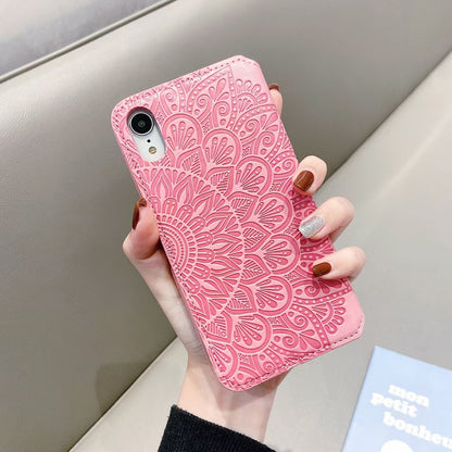 Leather card holder phone case for Samsung