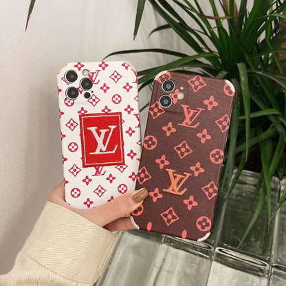 Embroidered anti-drop phone case