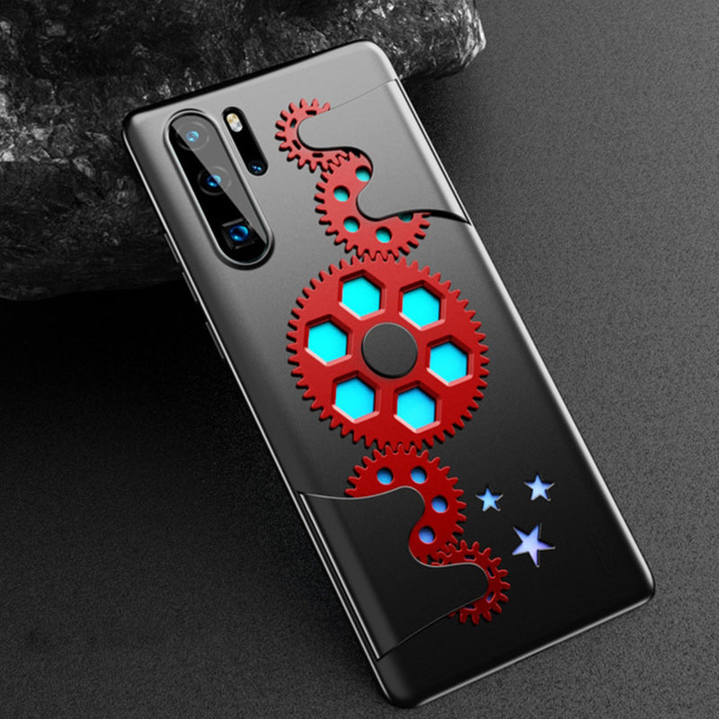 Mechanical gear phone case