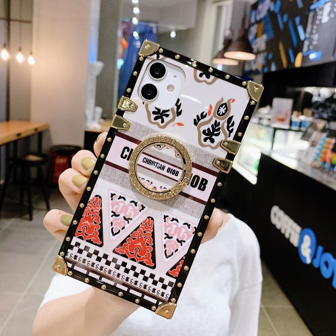 Retro pattern square phone case for Samsung