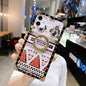 Retro pattern square phone case for Samsung