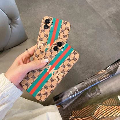 Simple letter pattern mobile phone case