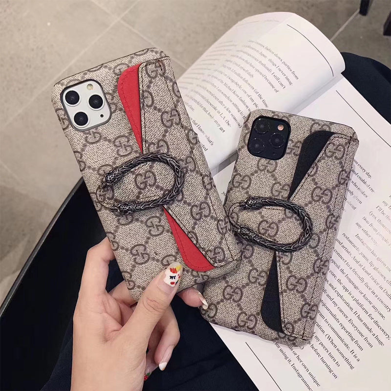 Card bracket coin purse phone case