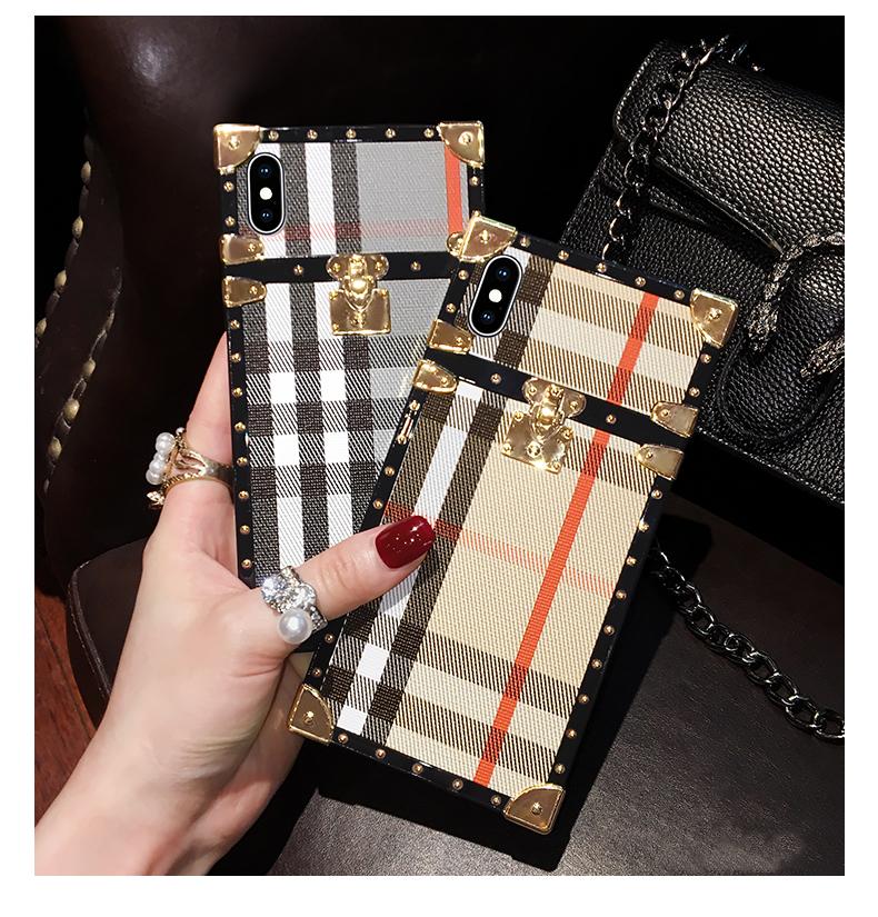 Square Retro Plaid phone case - LVCASE