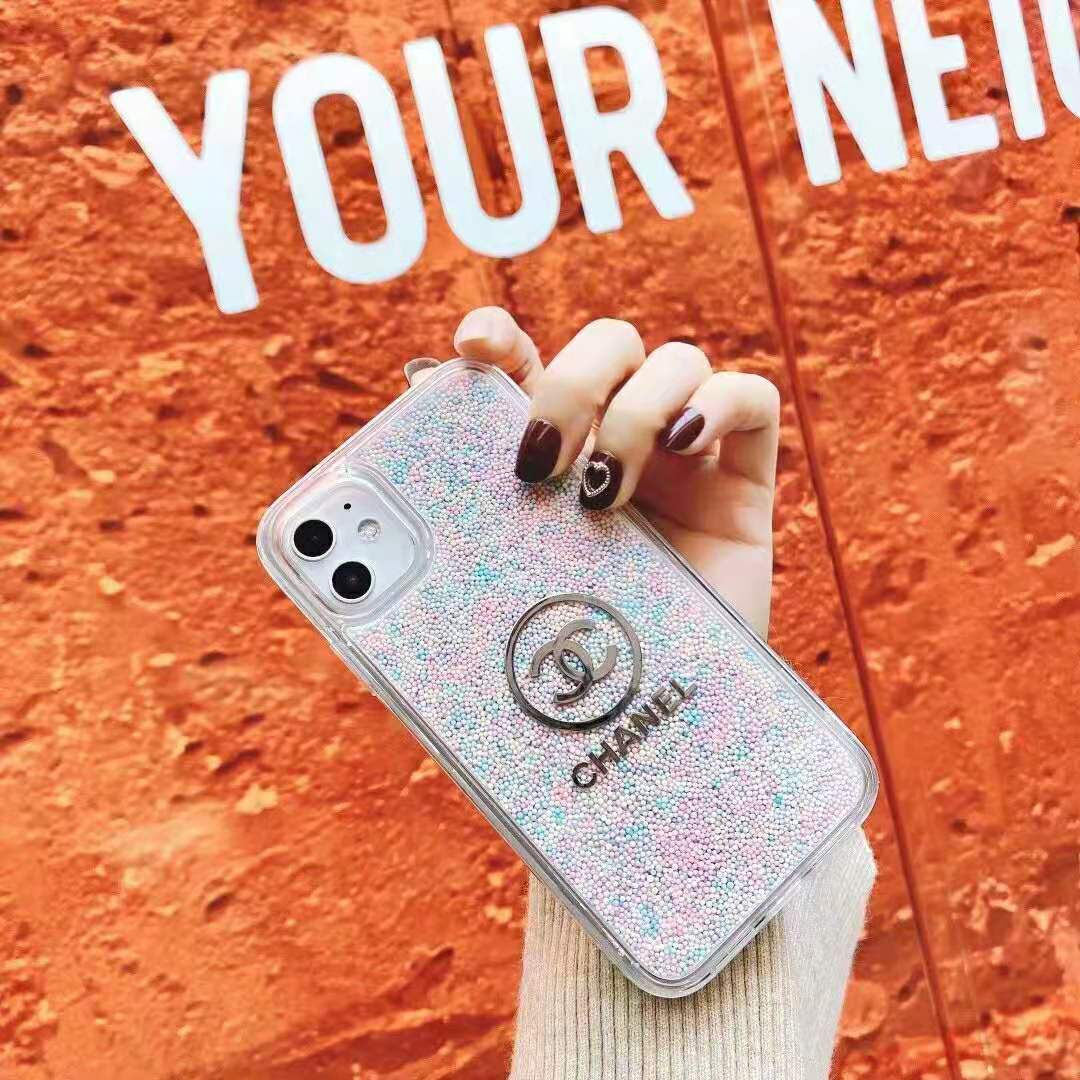 Colorful beads soft phone case