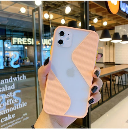 Be Applicable Simple Hit Color Stitching Phone Case - LVCASE