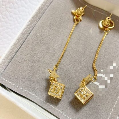 Full of letters and star earrings