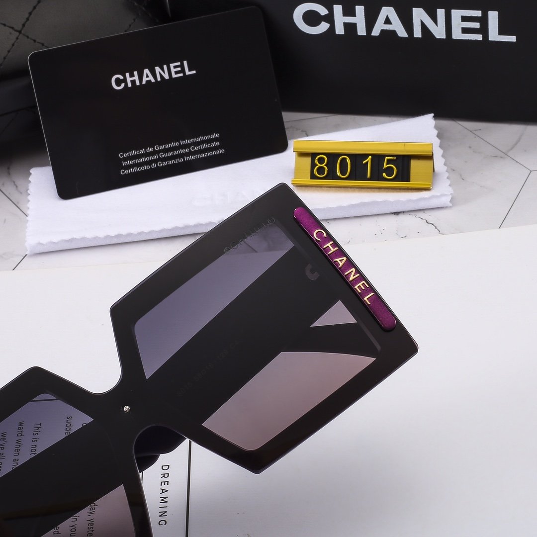 4 COLORS LARGE SIZE SQUARE SUNGLASSES FOR FEMALE