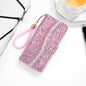 Shiny wallet lanyard phone case
