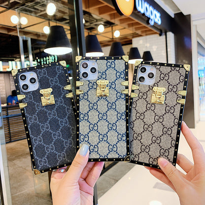 Retro pattern leather phone case for Samsung